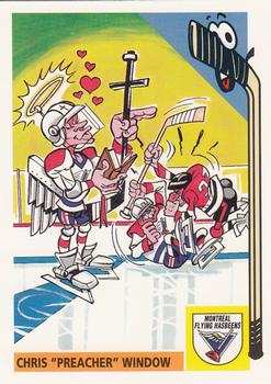 1992 Action Hockey Freaks #39 Chris Window Front