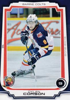 2012-13 Extreme Barrie Colts (OHL) #8 Dylan Corson Front