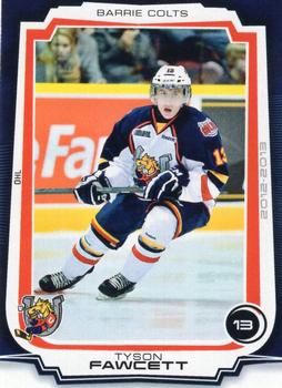2012-13 Extreme Barrie Colts (OHL) #12 Tyson Fawcett Front