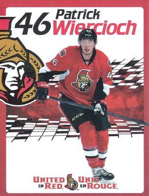 2014-15 Ottawa Senators #NNO Patrick Wiercioch Front