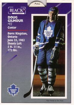 1993-94 Score Black's Toronto Maple Leafs Pop-Ups #2 Doug Gilmour Back