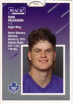 1993-94 Pinnacle #89 Rob Pearson Toronto Maple Leafs