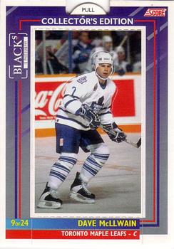 1993-94 Score Black's Toronto Maple Leafs Pop-Ups #9 Dave McLlwain Front