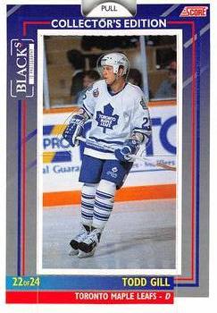 1993-94 Score Black's Toronto Maple Leafs Pop-Ups #22 Todd Gill Front