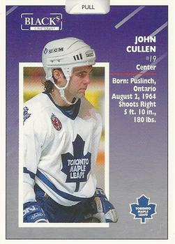 1993-94 Score Black's Toronto Maple Leafs Pop-Ups #16 John Cullen Back