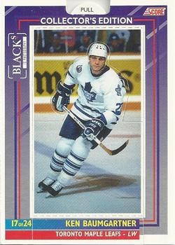 1993-94 Score Black's Toronto Maple Leafs Pop-Ups #17 Ken Baumgartner Front