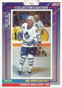 1993-94 Score Black's Toronto Maple Leafs Pop-Ups #18 Nikolai Borschevsky Front