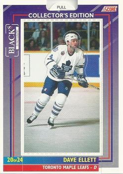 1993-94 Score Black's Toronto Maple Leafs Pop-Ups #20 Dave Ellett Front