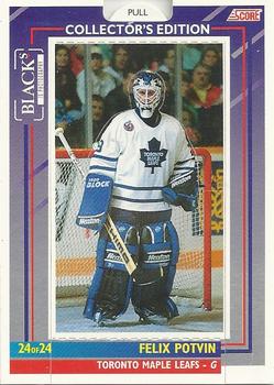 1993-94 Score Black's Toronto Maple Leafs Pop-Ups #24 Felix Potvin Front