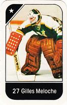 1982-83 Post Cereal #NNO Gilles Meloche Front