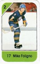 1982-83 Post Cereal #NNO Mike Foligno Front