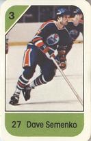1982-83 Post Cereal #NNO Dave Semenko Front