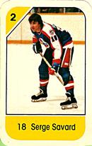 1982-83 Post Cereal #NNO Serge Savard Front