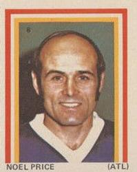 1972-73 Eddie Sargent NHL Players Stickers #8 Noel Price Front
