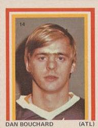 1972-73 Eddie Sargent NHL Players Stickers #14 Dan Bouchard Front