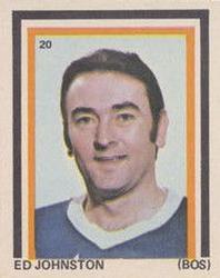 1972-73 Eddie Sargent NHL Players Stickers #20 Ed Johnston Front