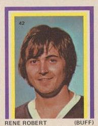 1972-73 Eddie Sargent NHL Players Stickers #42 Rene Robert Front