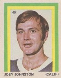1972-73 Eddie Sargent NHL Players Stickers #45 Joey Johnston Front
