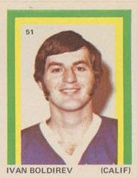 1972-73 Eddie Sargent NHL Players Stickers #51 Ivan Boldirev Front