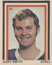 1972-73 Eddie Sargent NHL Players Stickers #61 Gary Smith Front