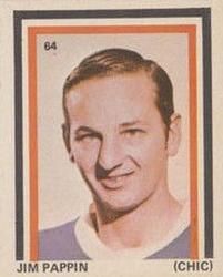 1972-73 Eddie Sargent NHL Players Stickers #64 Jim Pappin Front