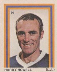 1972-73 Eddie Sargent NHL Players Stickers #90 Harry Howell Front