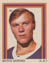 1972-73 Eddie Sargent NHL Players Stickers #92 Butch Goring Front