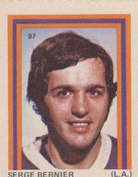 1972-73 Eddie Sargent NHL Players Stickers #97 Serge Bernier Front