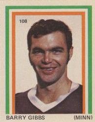1972-73 Eddie Sargent NHL Players Stickers #108 Barry Gibbs Front