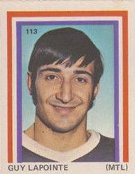 1972-73 Eddie Sargent NHL Players Stickers #113 Guy Lapointe Front