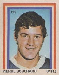 1972-73 Eddie Sargent NHL Players Stickers #116 Pierre Bouchard Front