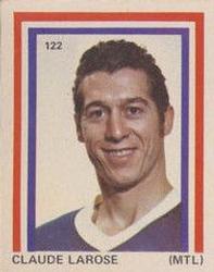 1972-73 Eddie Sargent NHL Players Stickers #122 Claude Larose Front
