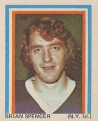 1972-73 Eddie Sargent NHL Players Stickers #132 Brian Spencer Front