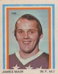 1972-73 Eddie Sargent NHL Players Stickers #140 James Mair Front