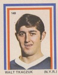 1972-73 Eddie Sargent NHL Players Stickers #149 Walt Tkaczuk Front