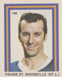 1972-73 Eddie Sargent NHL Players Stickers #188 Frank St. Marseille Front