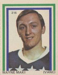 1972-73 Eddie Sargent NHL Players Stickers #216 Wayne Maki Front