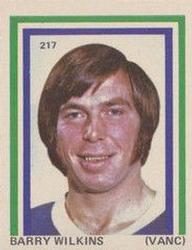 1972-73 Eddie Sargent NHL Players Stickers #217 Barry Wilkins Front
