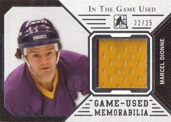 2015 Leaf In The Game Used - Game-Used Memorabilia Silver Foil #GUJ-MD1 Marcel Dionne Front