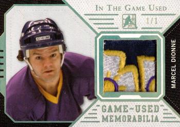 2015 Leaf In The Game Used - Game-Used Patches Gold Prismatic Foil #GUP-MD1 Marcel Dionne Front