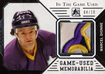 2015 Leaf In The Game Used - Game-Used Patches Silver Foil #GUP-MD1 Marcel Dionne Front