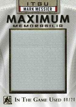 2015 Leaf In The Game Used - Maximum Memorabilia Gold Foil #MM-MM1 Mark Messier Front