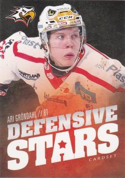 2015-16 Cardset Finland - Defensive Stars #DS11 Ari Gröndahl Front