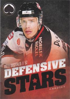 2015-16 Cardset Finland - Defensive Stars #DS14 Ville Uusitalo Front