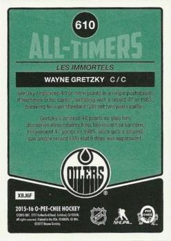 2015-16 O-Pee-Chee - Retro #610 Wayne Gretzky Back