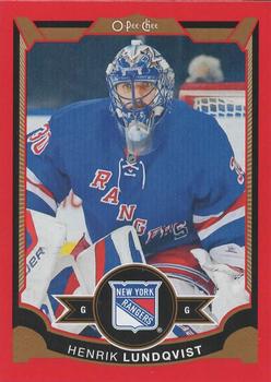 2015-16 O-Pee-Chee - Red #350 Henrik Lundqvist Front