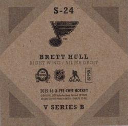 2015-16 O-Pee-Chee - V Series B #S-24 Brett Hull Back