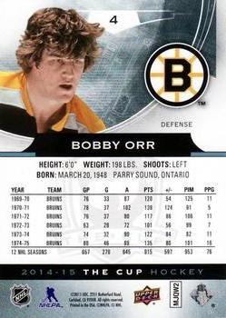 2014-15 Upper Deck The Cup #4 Bobby Orr Back