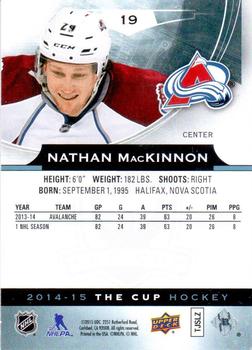 2014-15 Upper Deck The Cup #19 Nathan MacKinnon Back