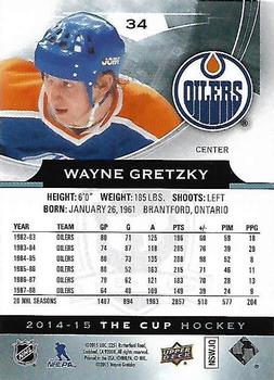 2014-15 Upper Deck The Cup #34 Wayne Gretzky Back